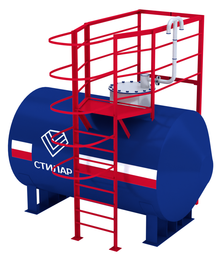 Горизонтальный резервуар РГСН для сточных вод 20 м³ от завода-производителя