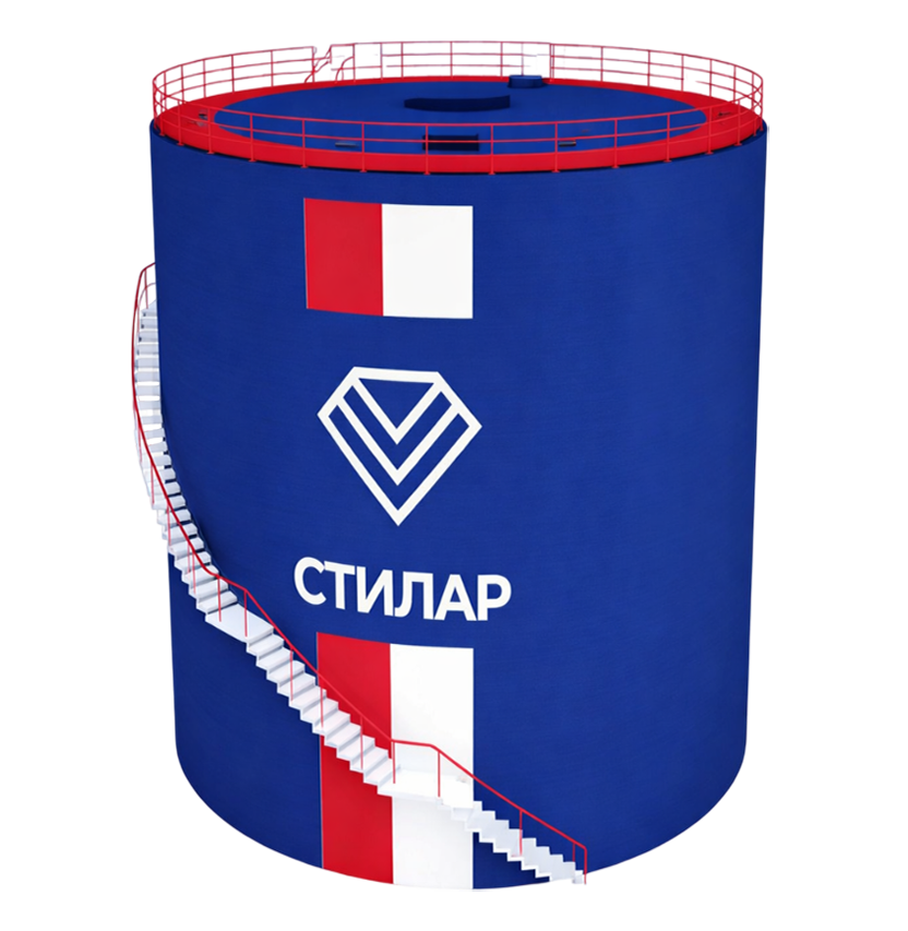 Цельносварной резервуар РВС для ГСМ 150 м³ от завода-производителя