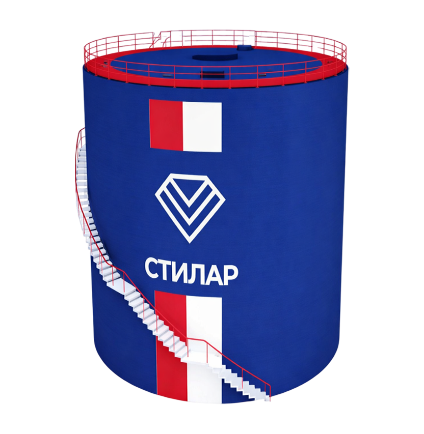 Цельносварной резервуар РВС для битума 40 м³ от завода-производителя