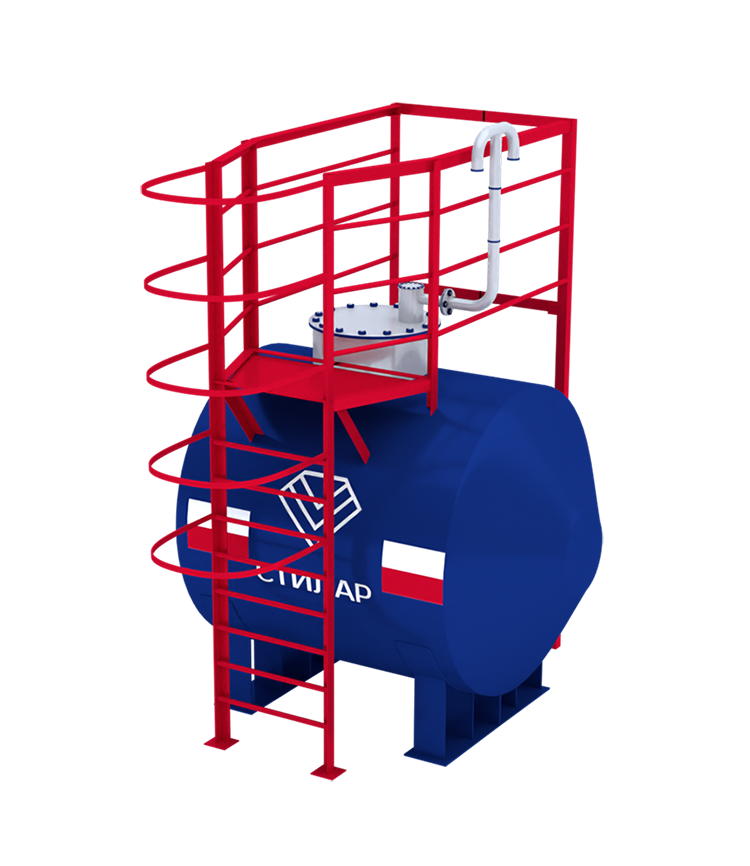 Горизонтальный резервуар РГСН для АЗС 3 м³ от завода-производителя